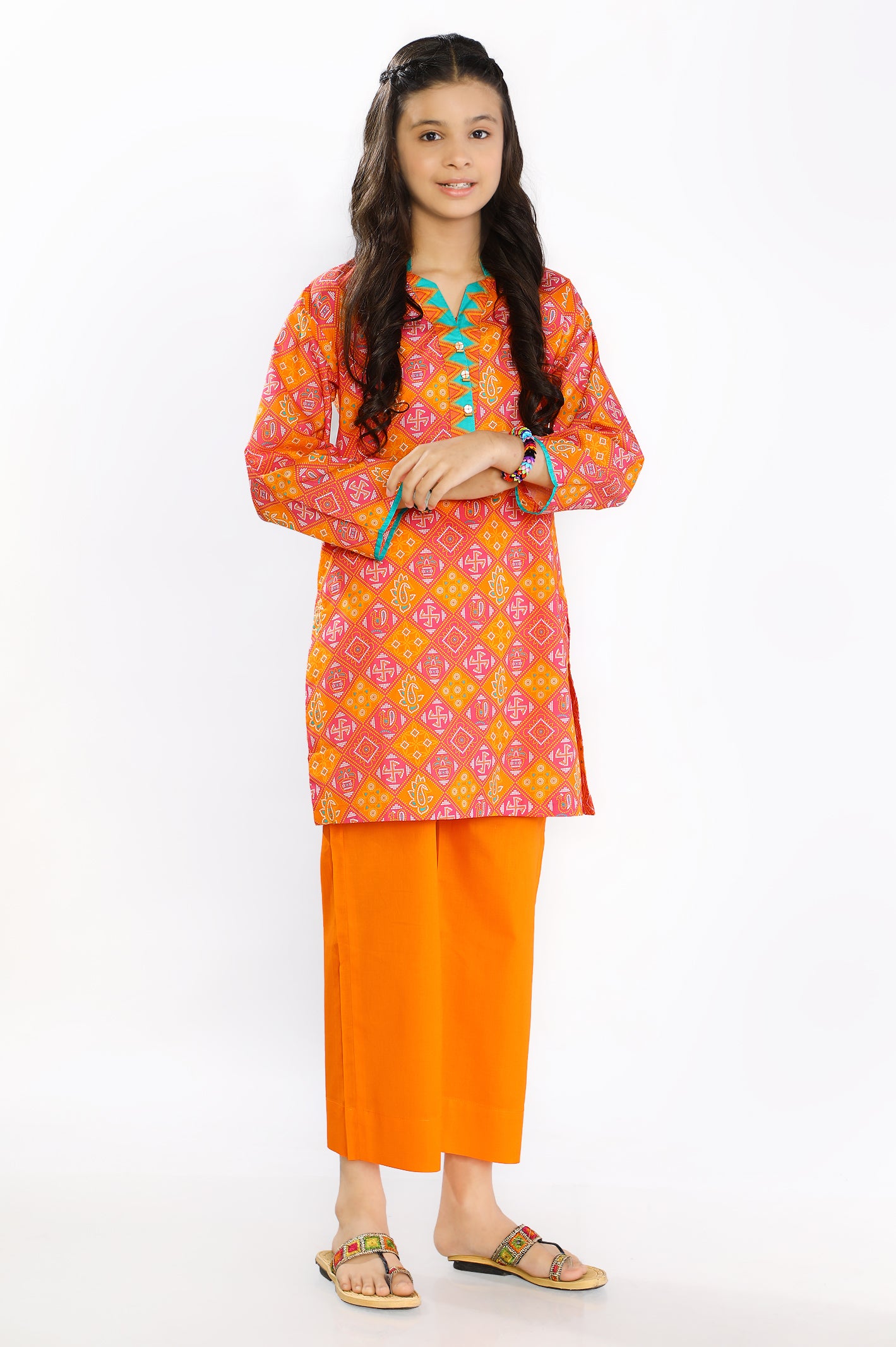Orange Teens 2PC Suit From Diners