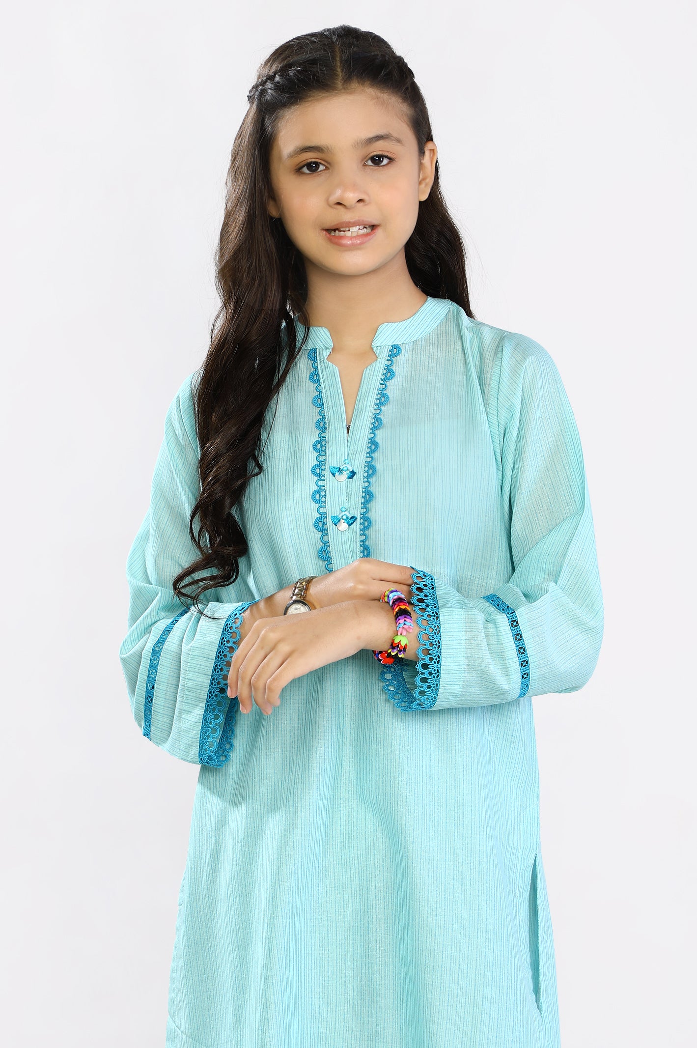 Sky Blue Teens 2PC Suit From Diners