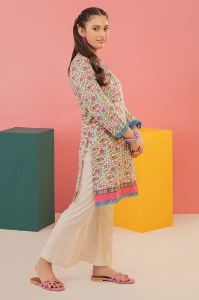 White Teens Kurti From Diners