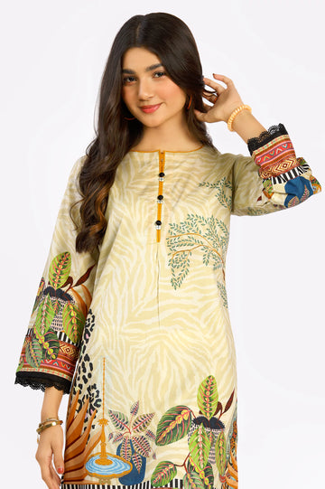 Cambric Printed Teens Kurti From Diners