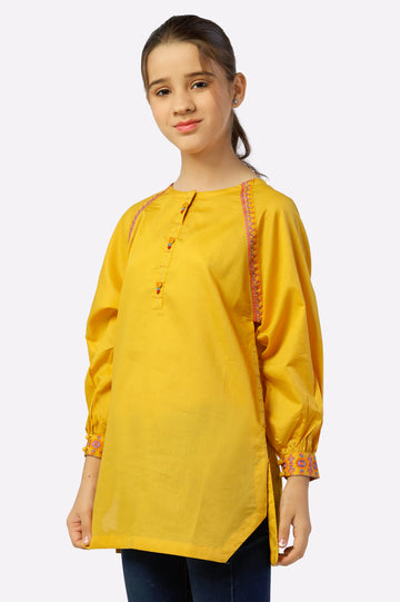 Yellow Stylised Kurti