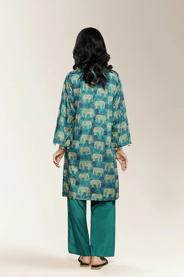 Printed Green Teens 2PC