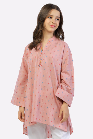 Pink Stylised Teens Kurti