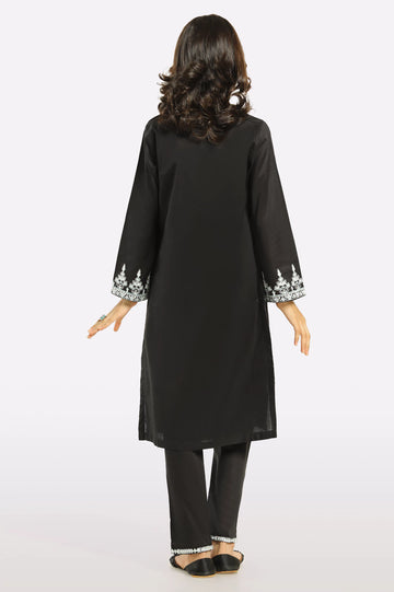 Black Embroidered Teens 2PC