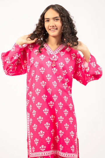 Pink Printed Teens 2PC