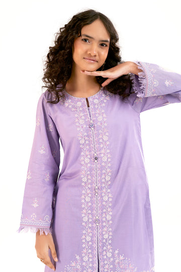 Lilac Embroidered Teens 2PC