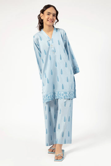 Blue Printed Teens 2PC