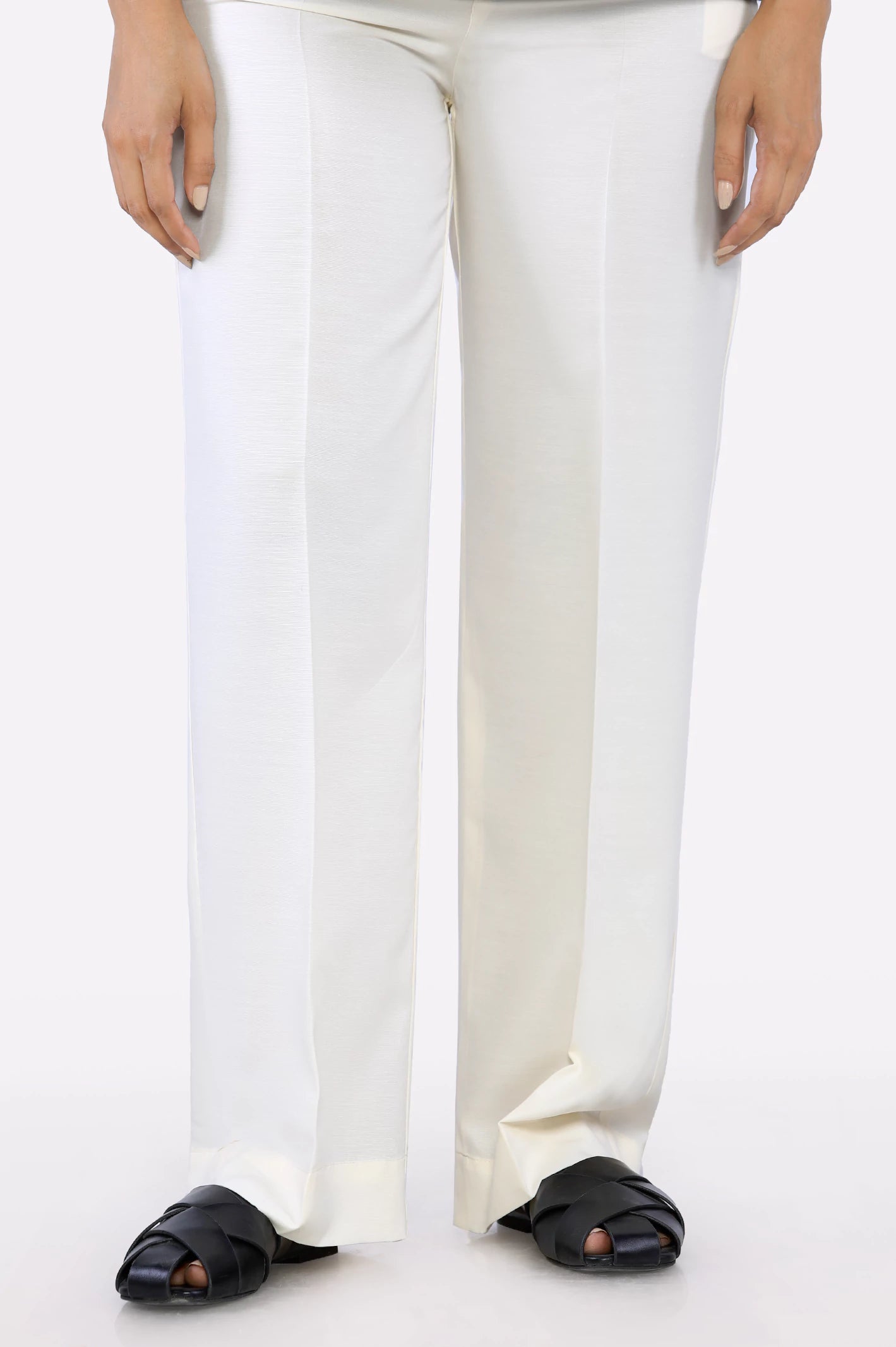 Cream Pant Trouser From Diners