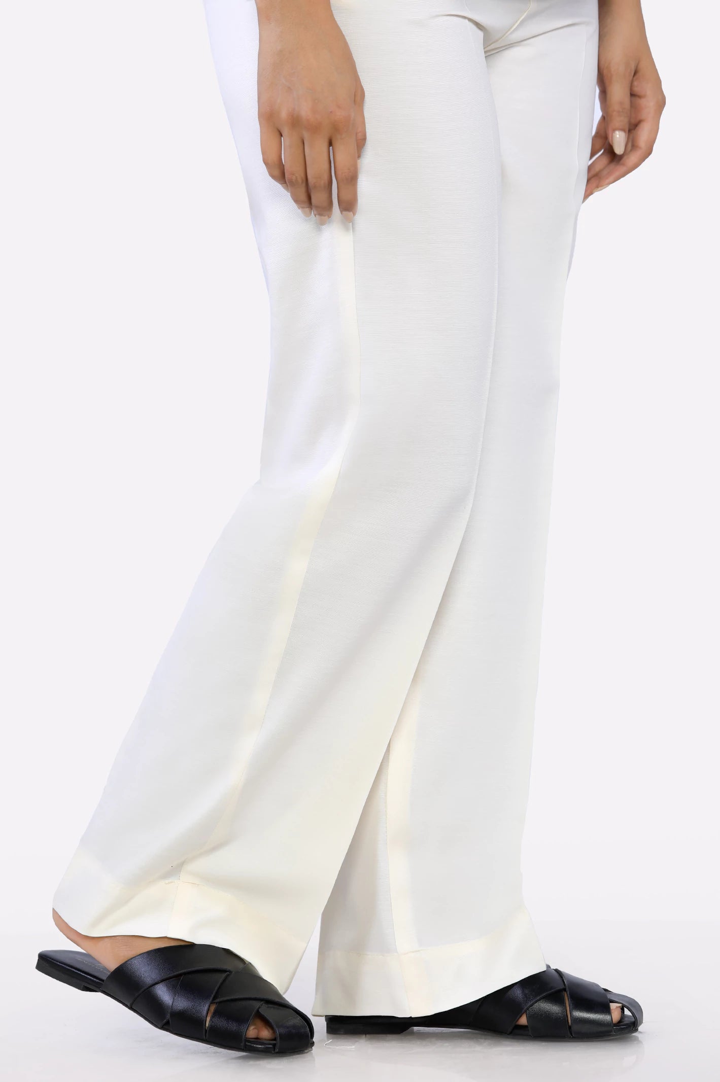 Cream Pant Trouser From Diners