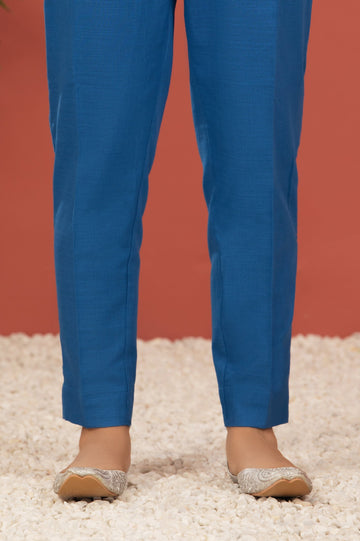Blue Khaddar Trouser From Sohaye By Diners