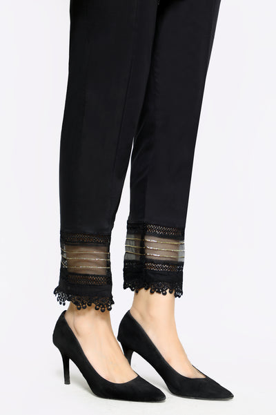 Black Cambric Trouser From Diners
