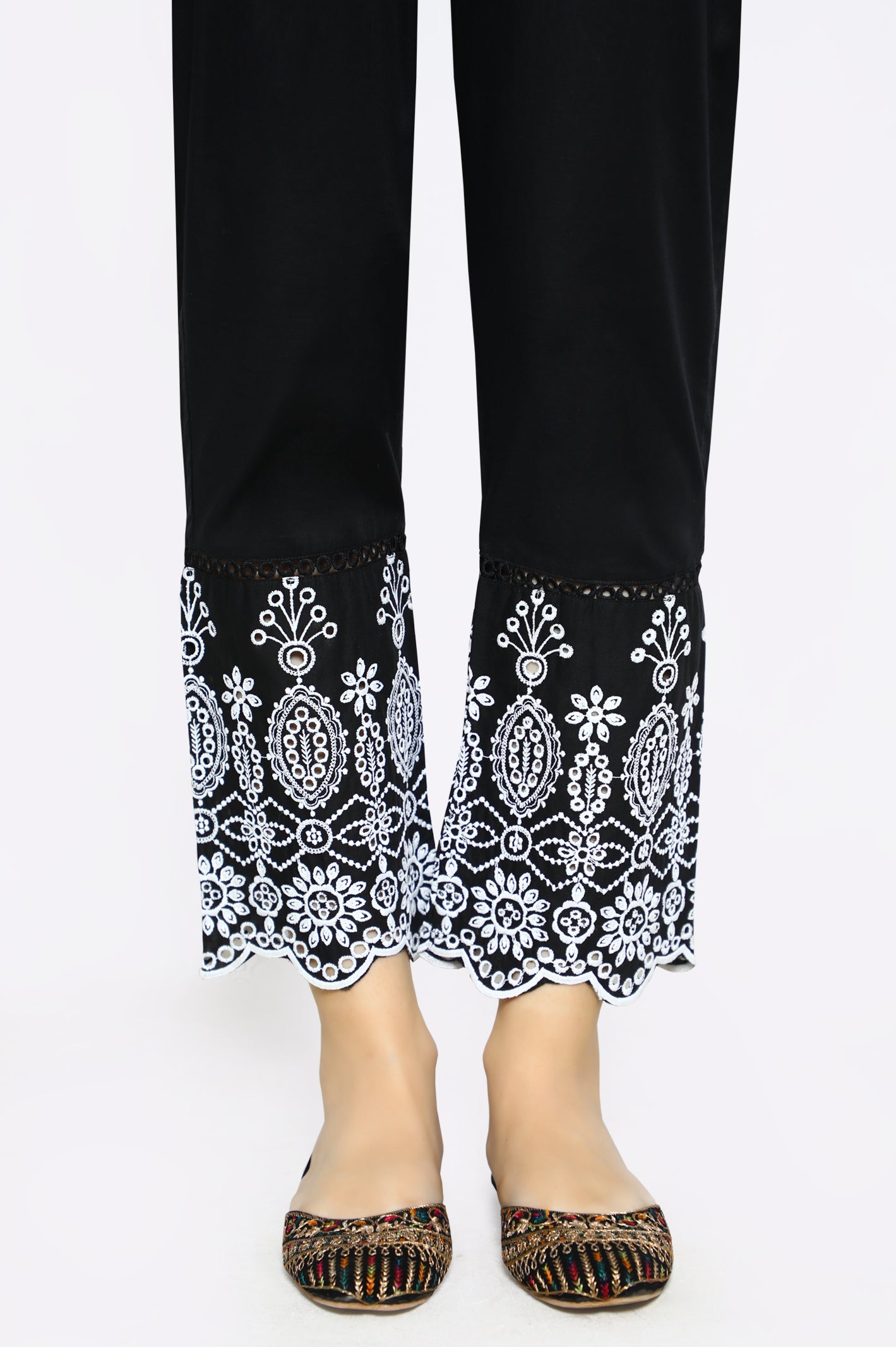 Black Cambric Trouser From Diners