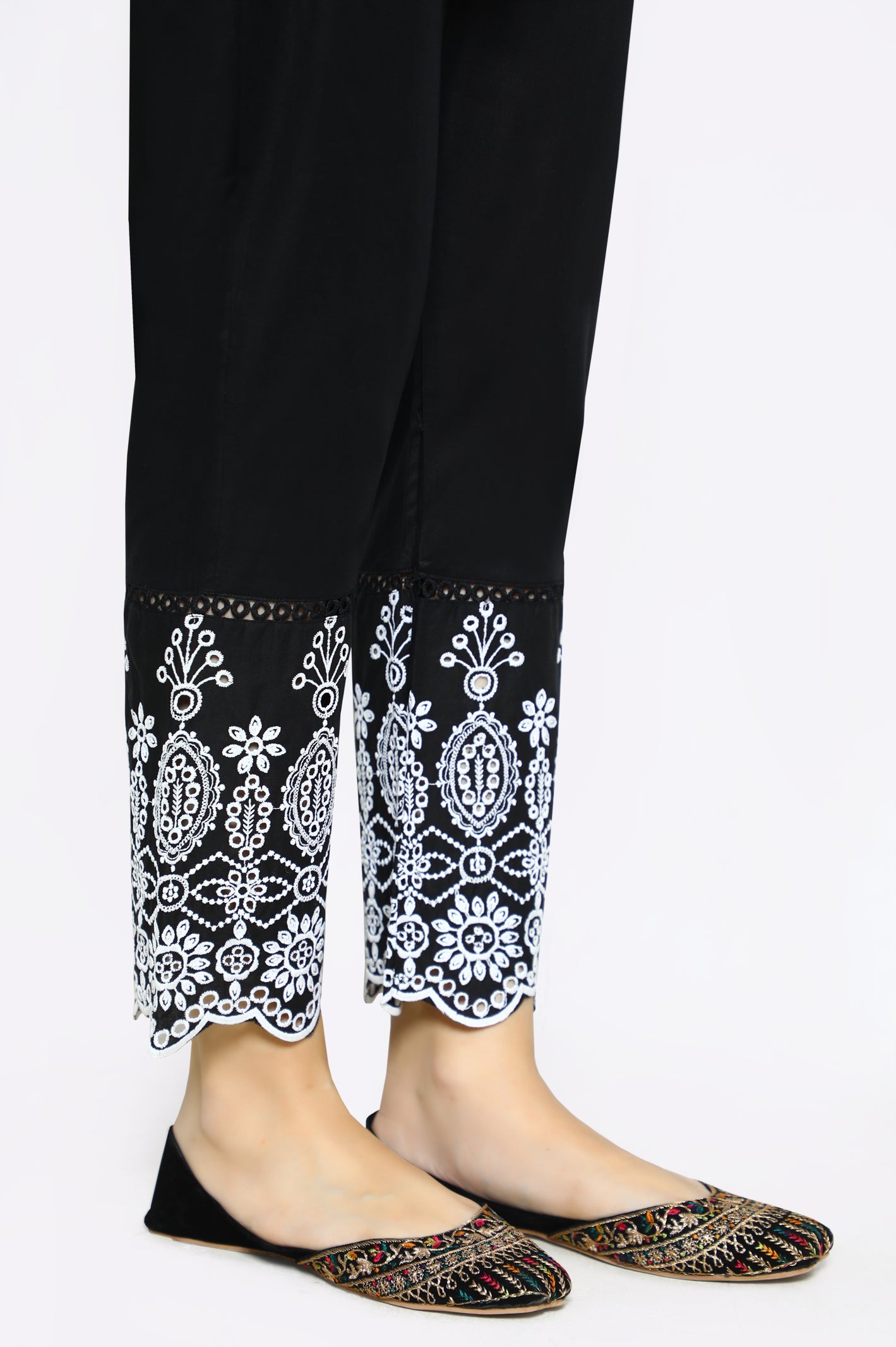 Black Cambric Trouser From Diners