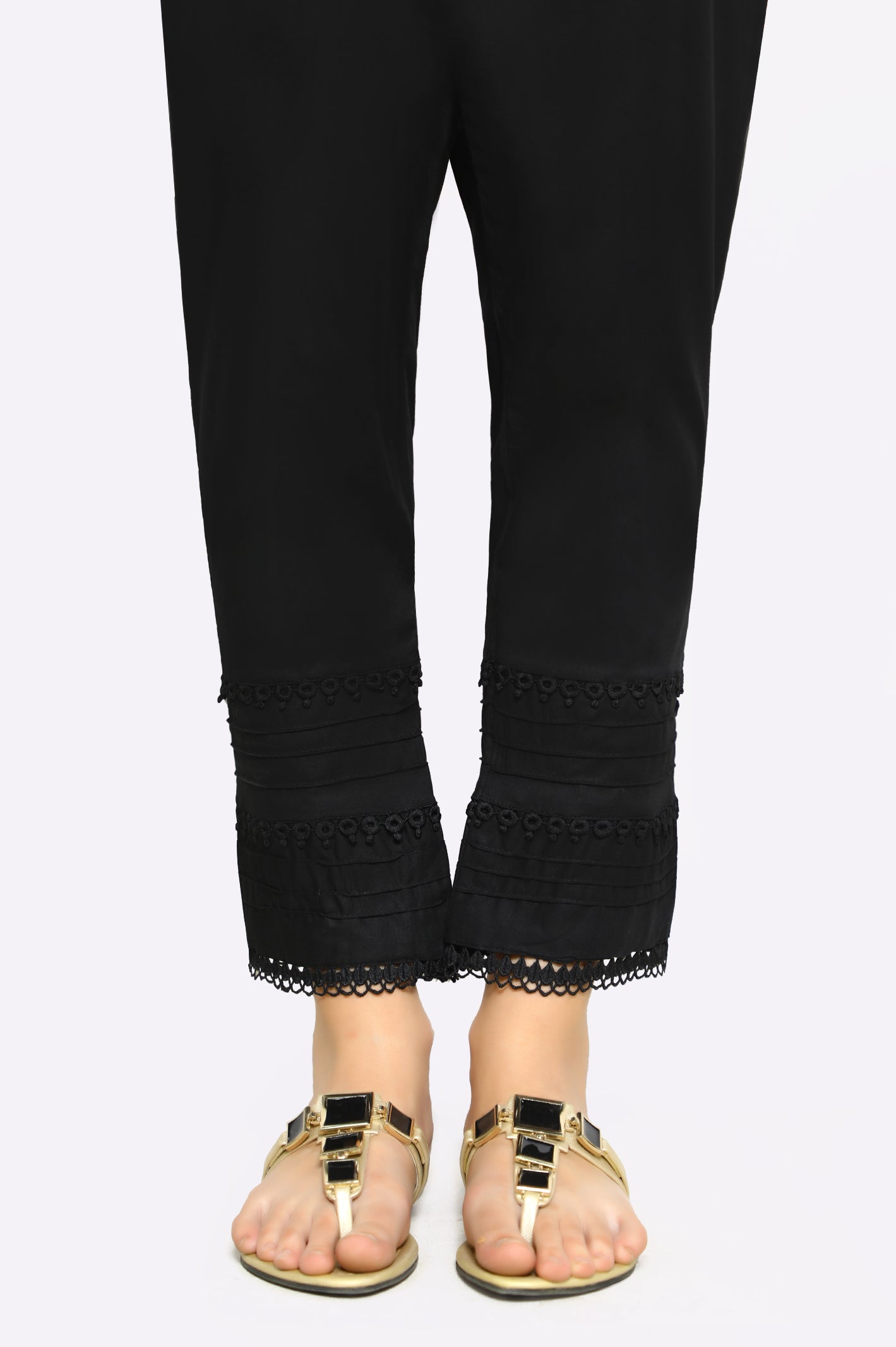 Black Cambric Trouser From Diners