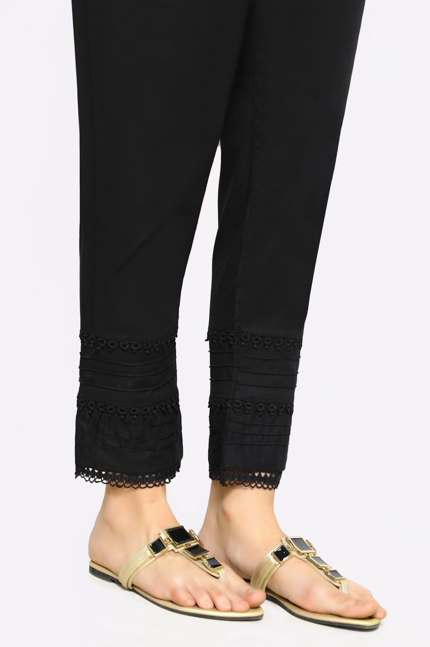 Black Cambric Trouser From Diners