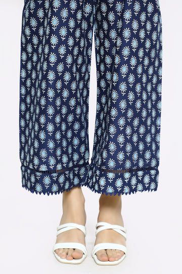 Navy Blue Cambric Trouser From Diners