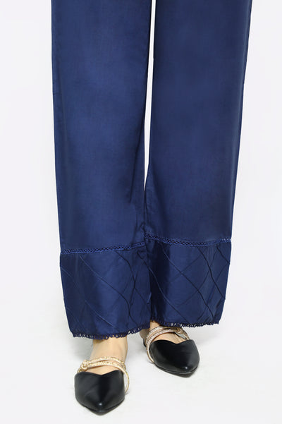 Navy Blue Cambric Trouser From Diners
