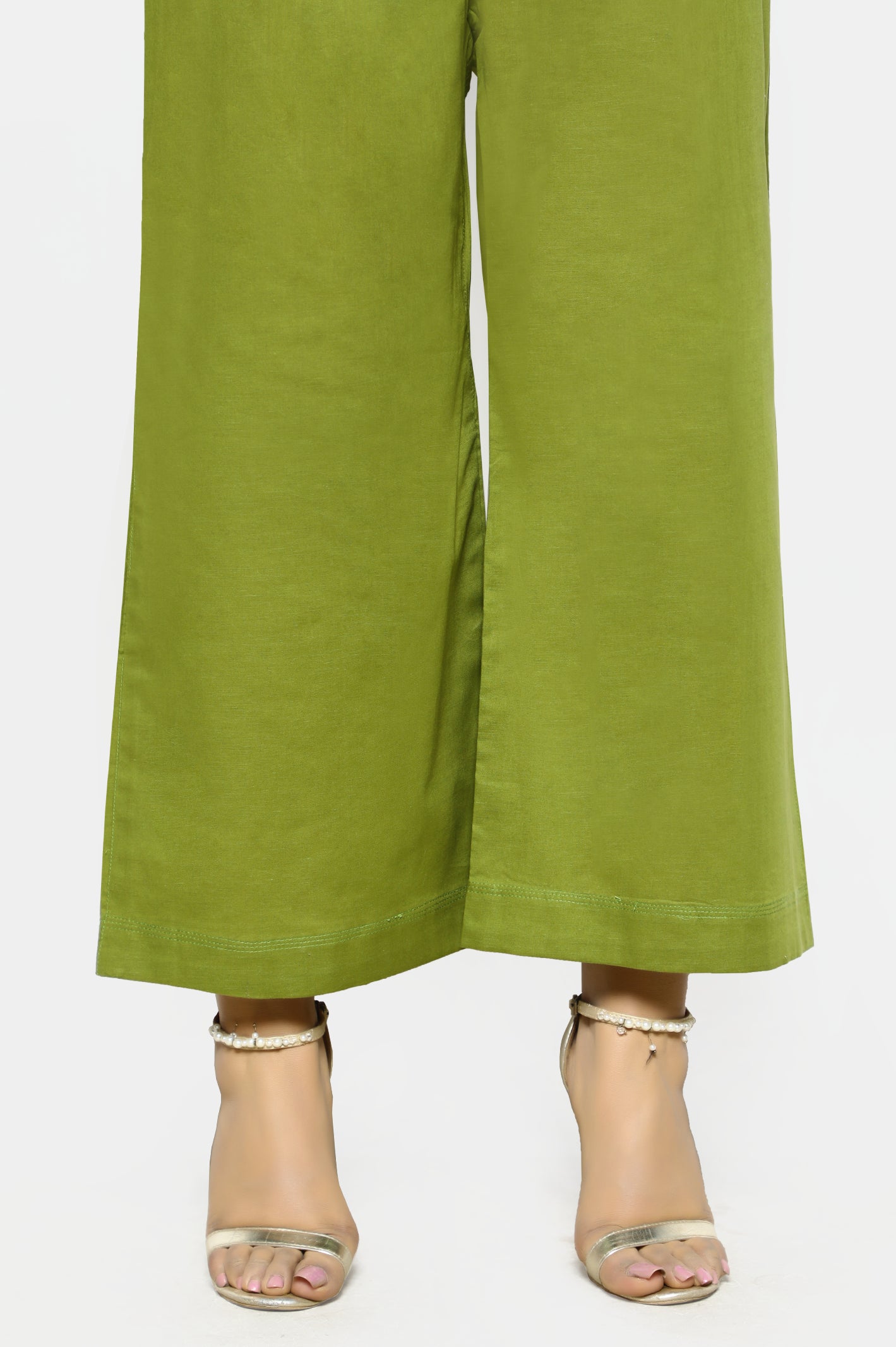 Green Cambric Trouser From Diners
