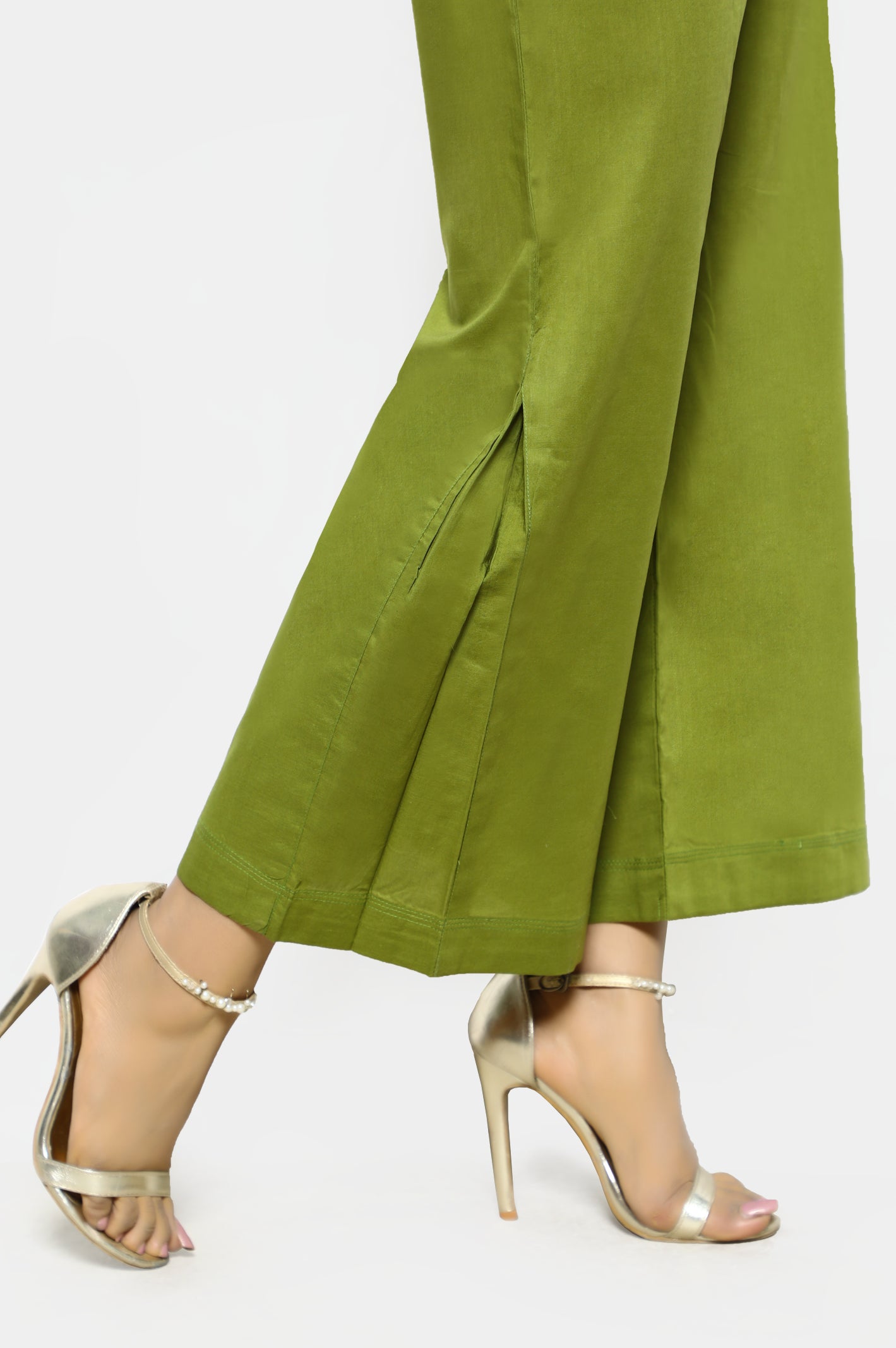 Green Cambric Trouser From Diners