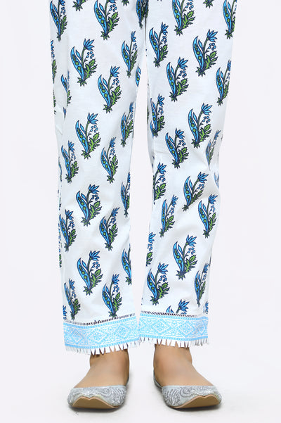 White Cambric Trouser From Diners