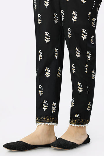 Black Cambric Trouser From Diners