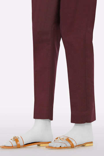 Maroon Plain Trouser