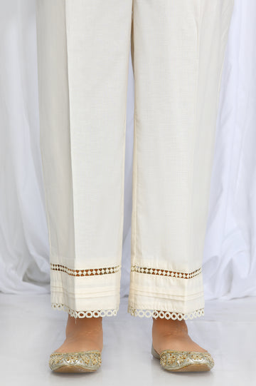 Cream Trouser