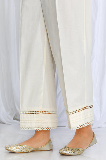 Cream Trouser
