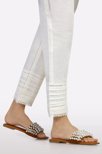 Off White Lace Trouser