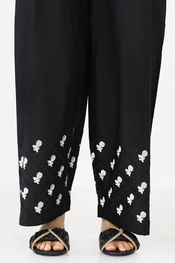 Black Cambric Shalwar From Diners