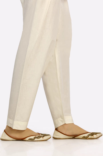 Off White Cambric Shalwar From Diners