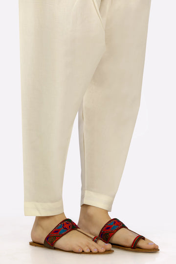 Cream Cambric Shalwar From Diners