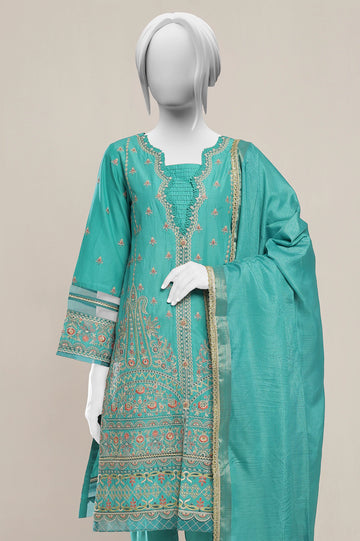 Light Green Embroidered 3PC Unstitched
