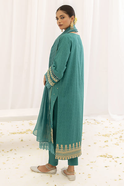 3PC Unstitched Embroidered Suit From Diners