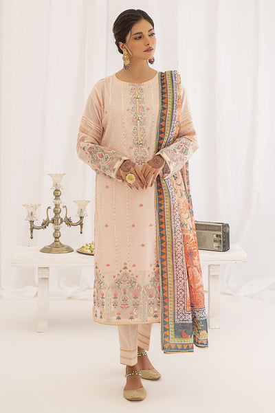 3PC Unstitched Embroidered Suit From Diners