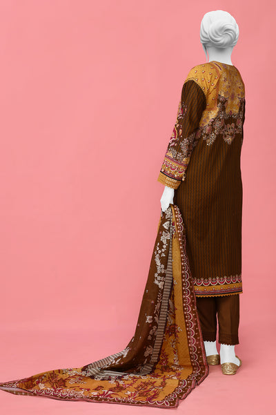 3PC Unstitched Lawn Printed Suit From Diners