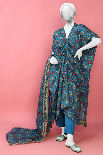 3PC Unstitched Lawn Printed Suit From Diners