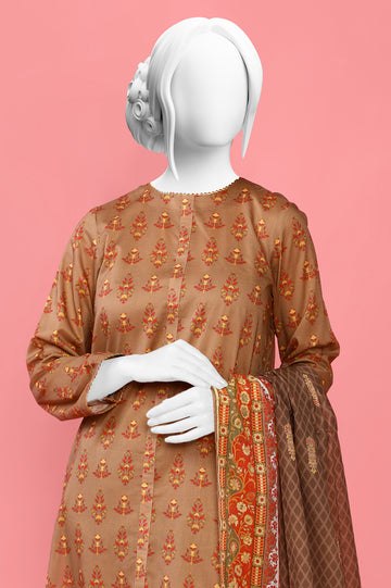 3PC Unstitched Lawn Printed Suit From Diners
