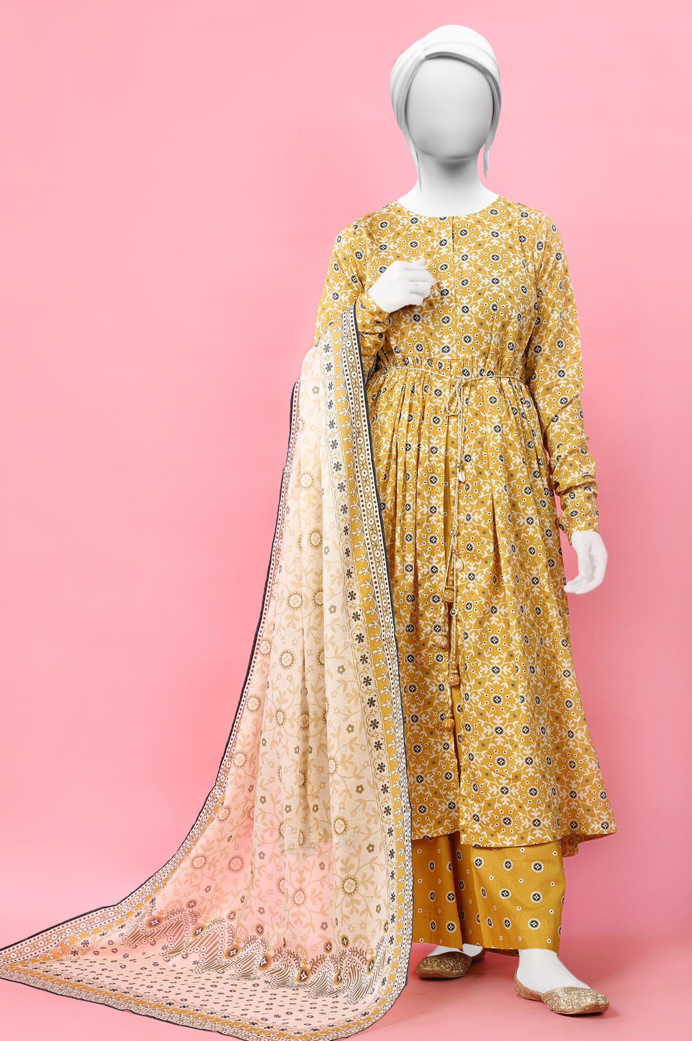 3PC Unstitched Lawn Printed Suit From Diners