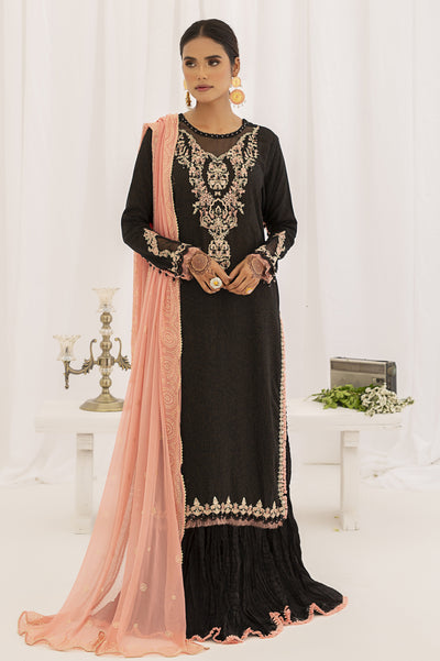 3PC Unstitched Embroidered Suit From Diners