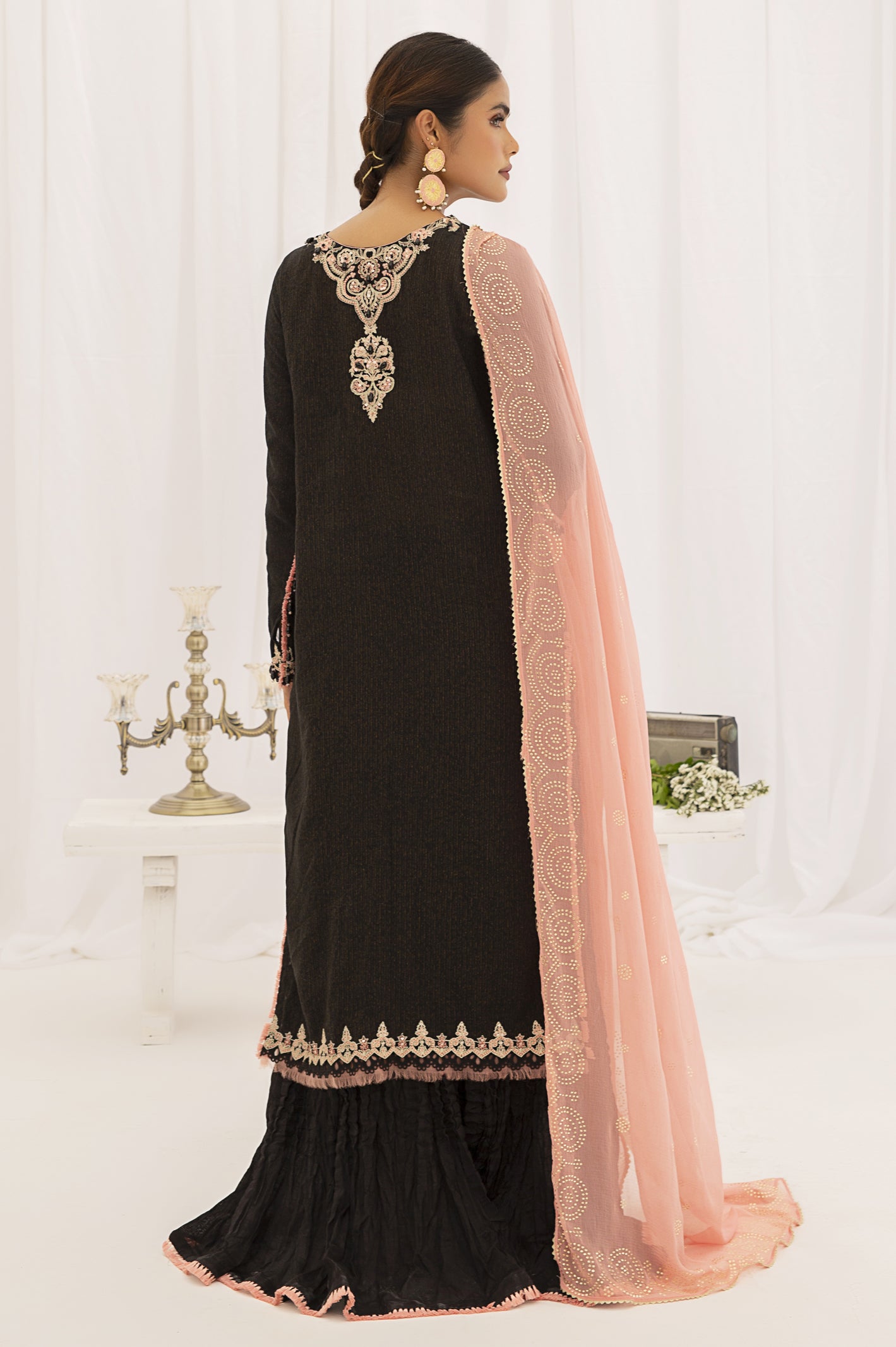 3PC Unstitched Embroidered Suit From Diners
