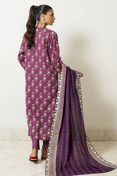 3PC Unstitched Cambric Printed Suit From Diners