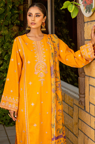 3PC Unstitched Embroidered Suit From Diners