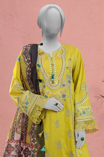 Light Green Embroidered 3PC Unstitched