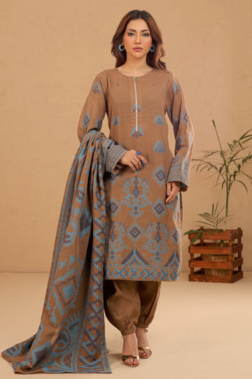 Navy Blue 3PC Unstitched