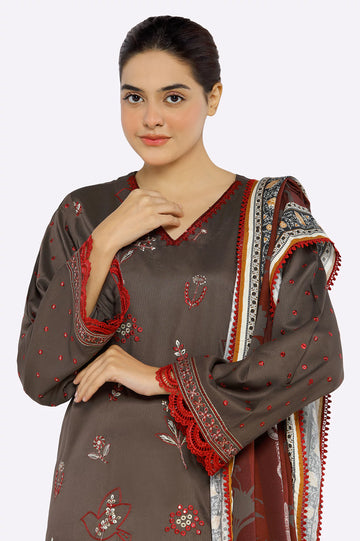 Embroidered 3PC Unstitched