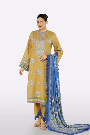 Embroidered 3PC Unstitched