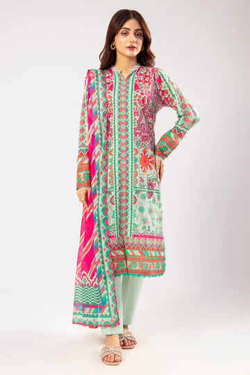 Mint Printed 3PC Unstitched