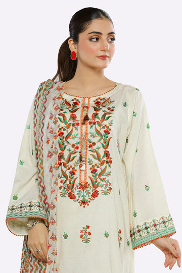 Embroidered Unstitched 2PC