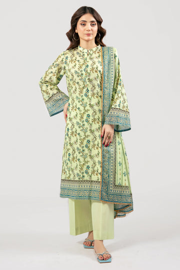 Mint Printed 3PC Unstitched